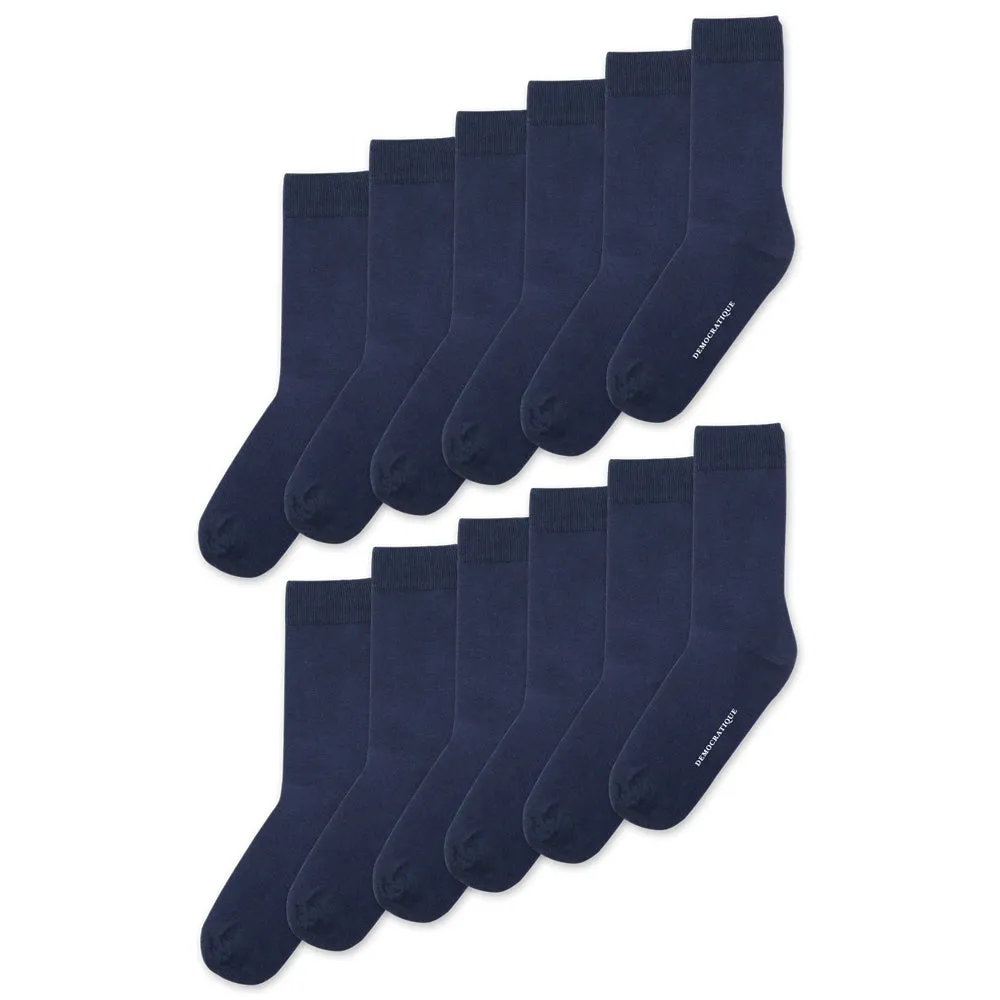 12-pack (pay for 10) of Navy Socks