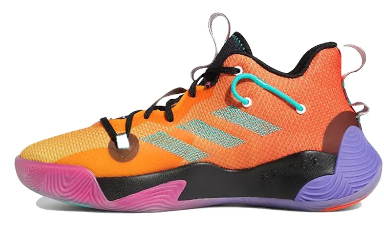 Adidas Harden Stepback 3 Day Of The Dead Sneakers, orange