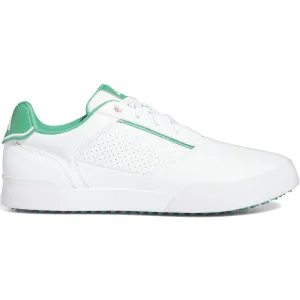 adidas Retrocross Spikeless Shoes - FTWR White/Court Green/Coral Fusion