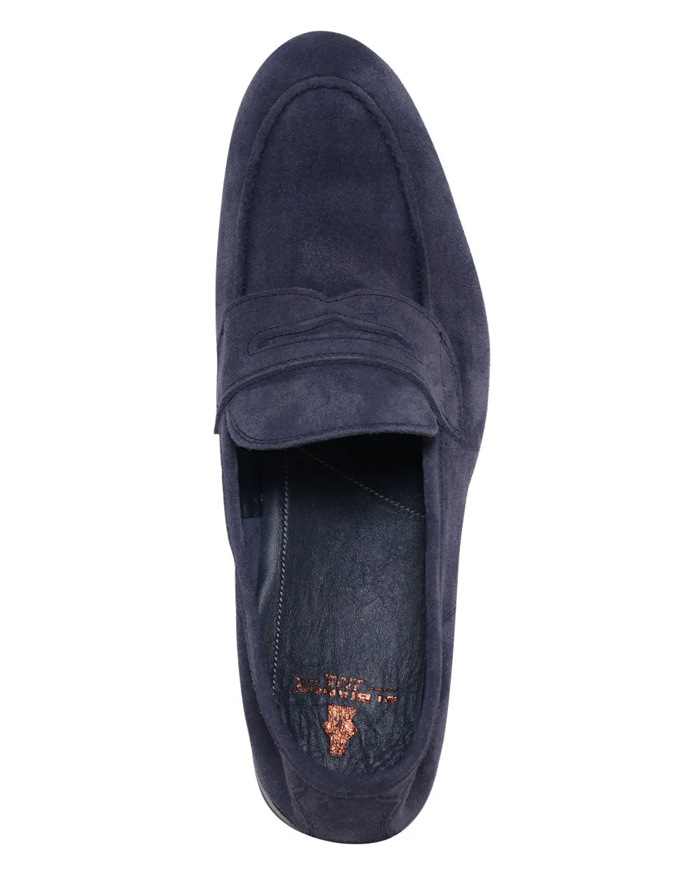 Agata Suede Loafer in Denim