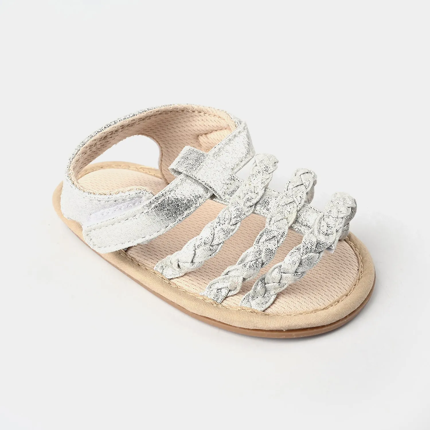 Baby Girl Shoes H30-SILVER