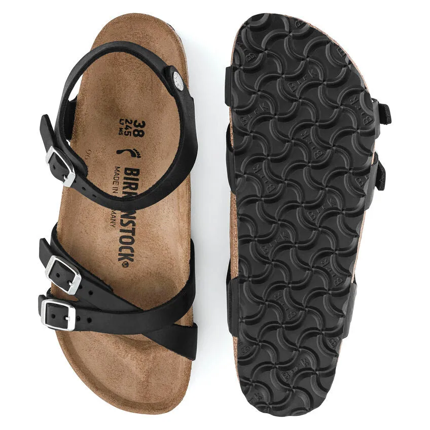 Birkenstock Kumba Black Oiled Leather Women's