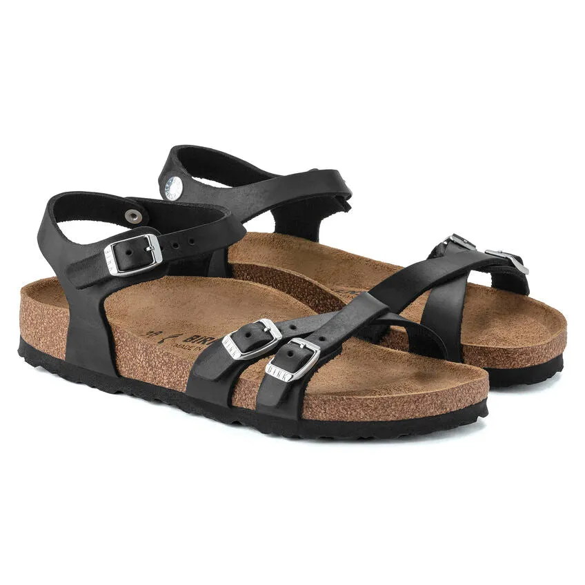 Birkenstock Kumba Black Oiled Leather Women's