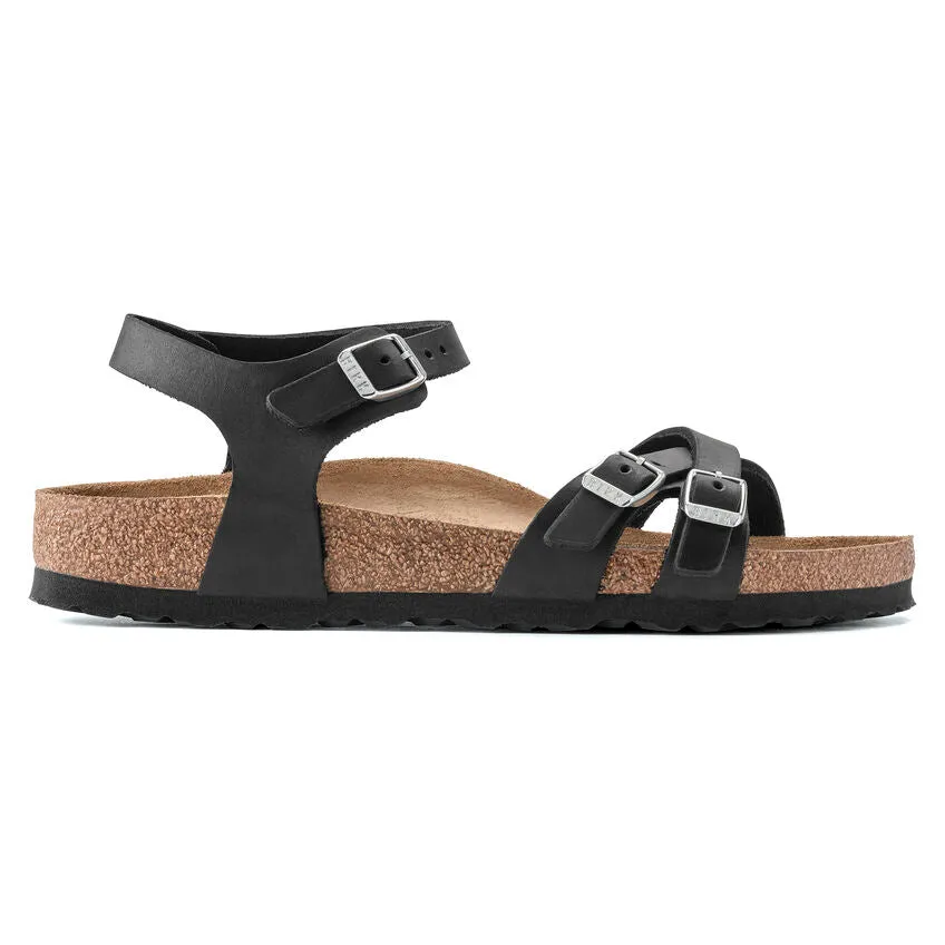 Birkenstock Kumba Black Oiled Leather Women's