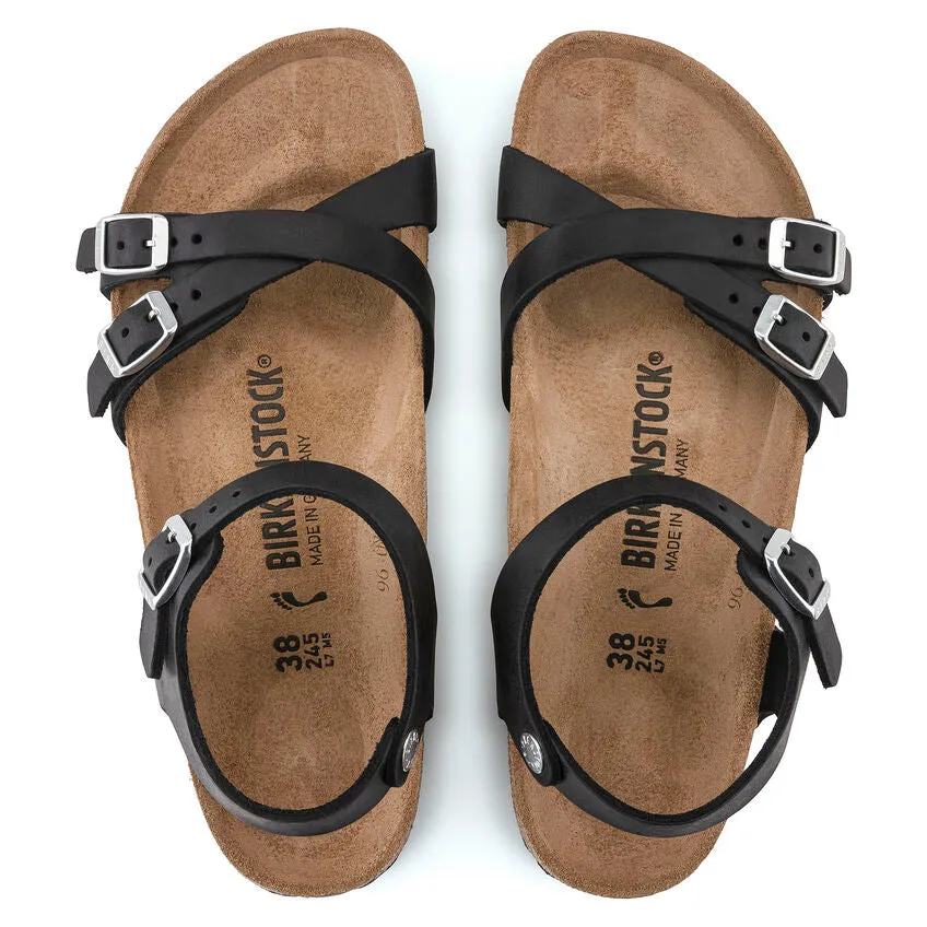 Birkenstock Kumba Black Oiled Leather Women's