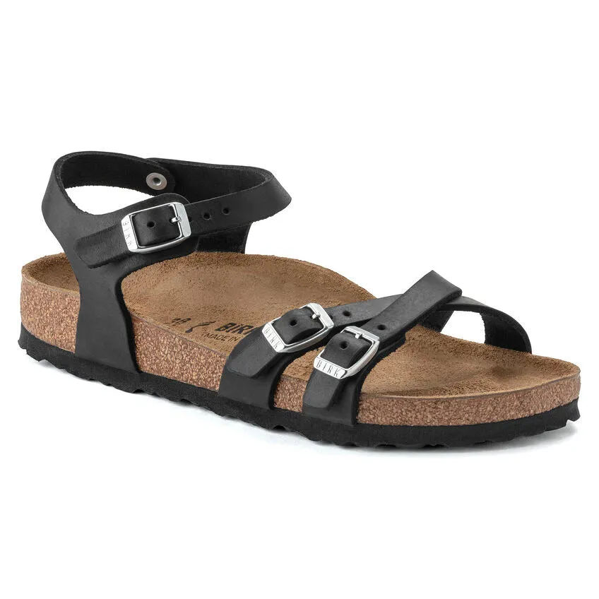 Birkenstock Kumba Black Oiled Leather Women's