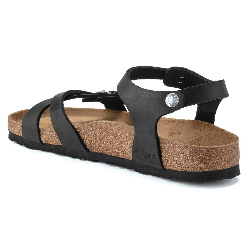 Birkenstock Kumba Black Oiled Leather Women's