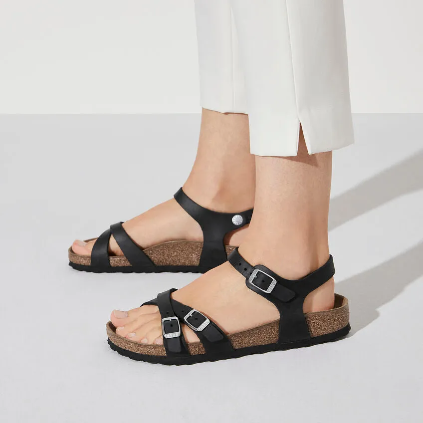 Birkenstock Kumba Black Oiled Leather Women's