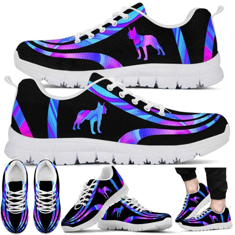 Boston Terrier Sneaker, Boston Terrier Dog Lovers Sneakers Gym Running Shoes Gift Women Men, Boston Terrier Shoes