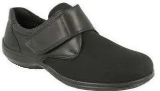 Easy B Jill Ladies Black Stretch Fit Shoe 2v fit