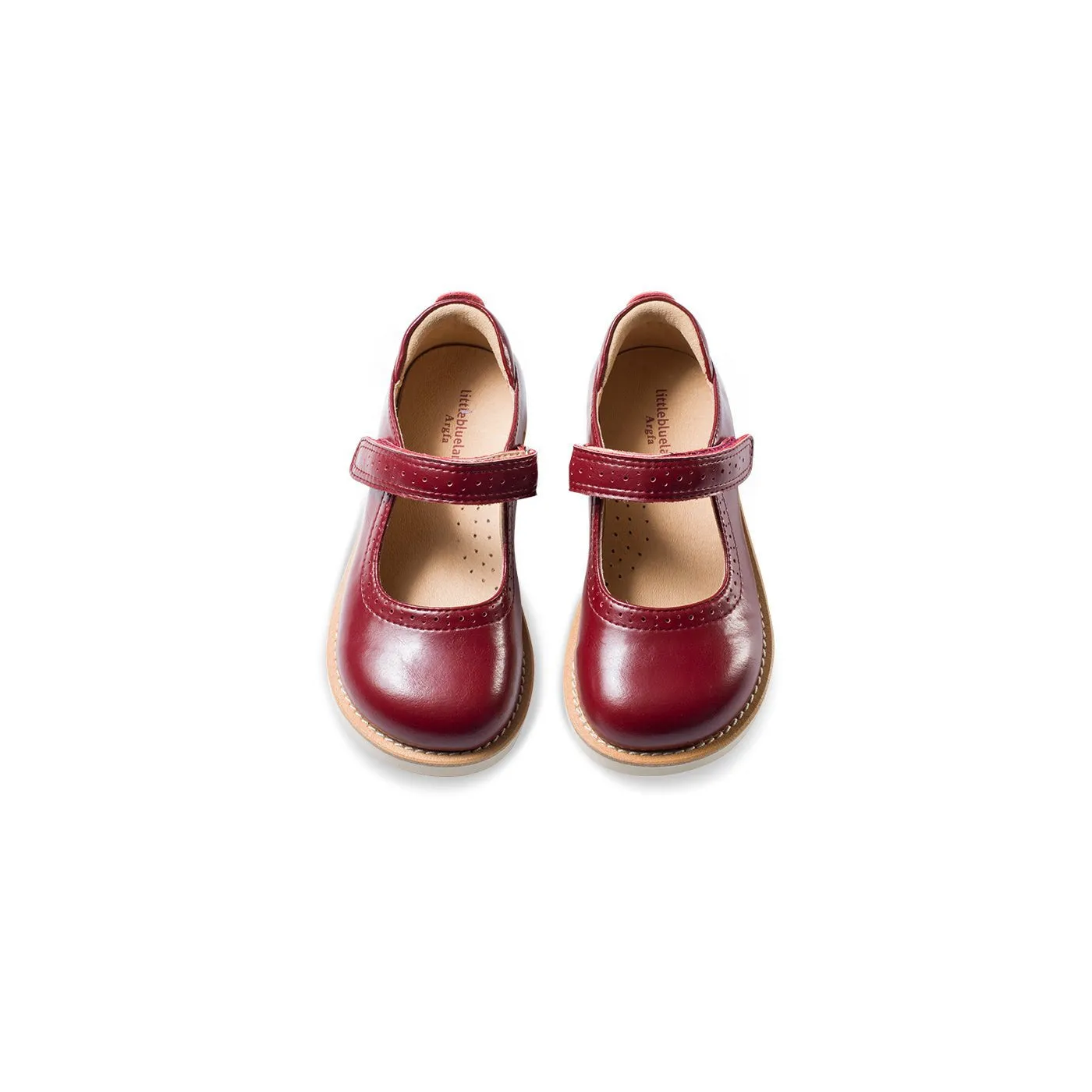 Easy Day Girl Red Soft Sole Mary Jane Shoes