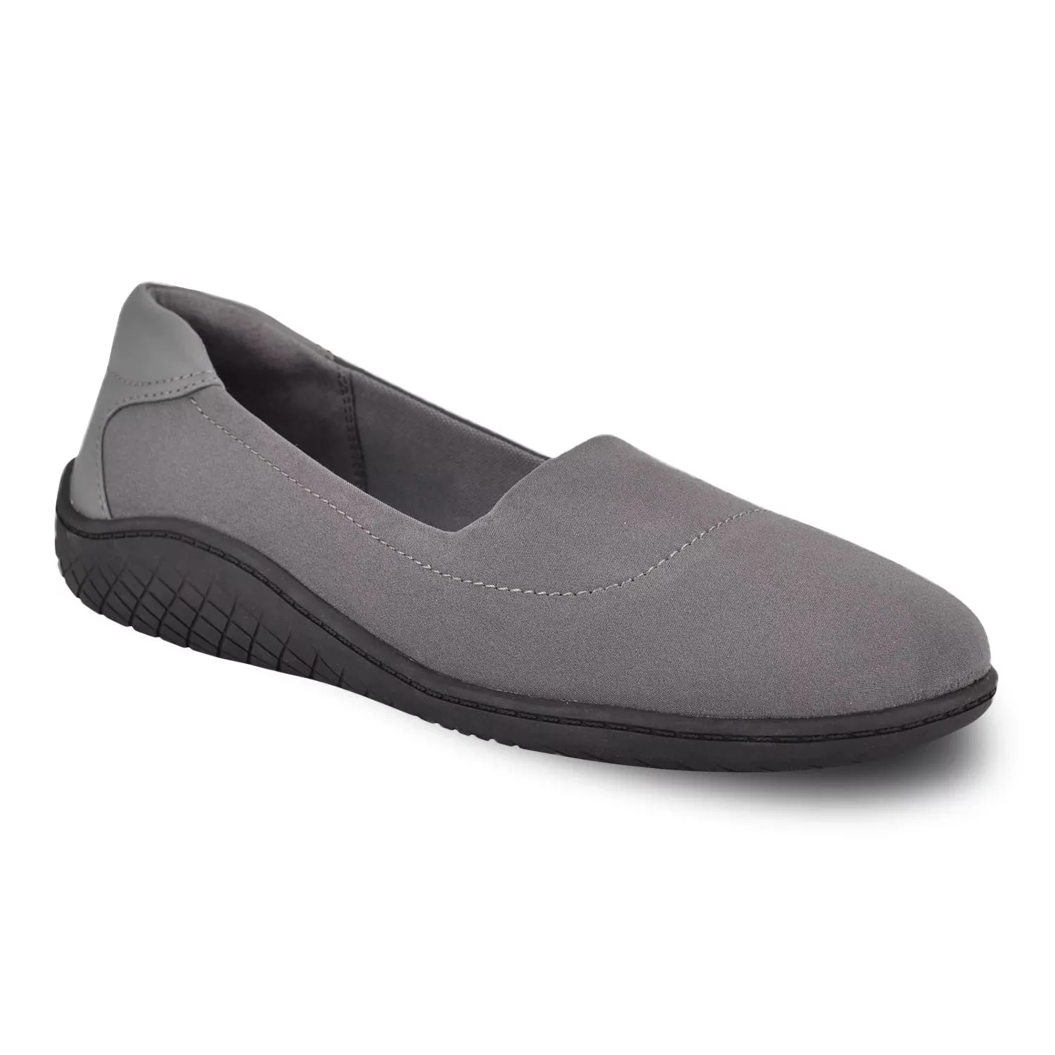 Easy Spirit Gift Women's elastic comfortable trapezoid flat ballet shoes Easy Spirit ,  grey