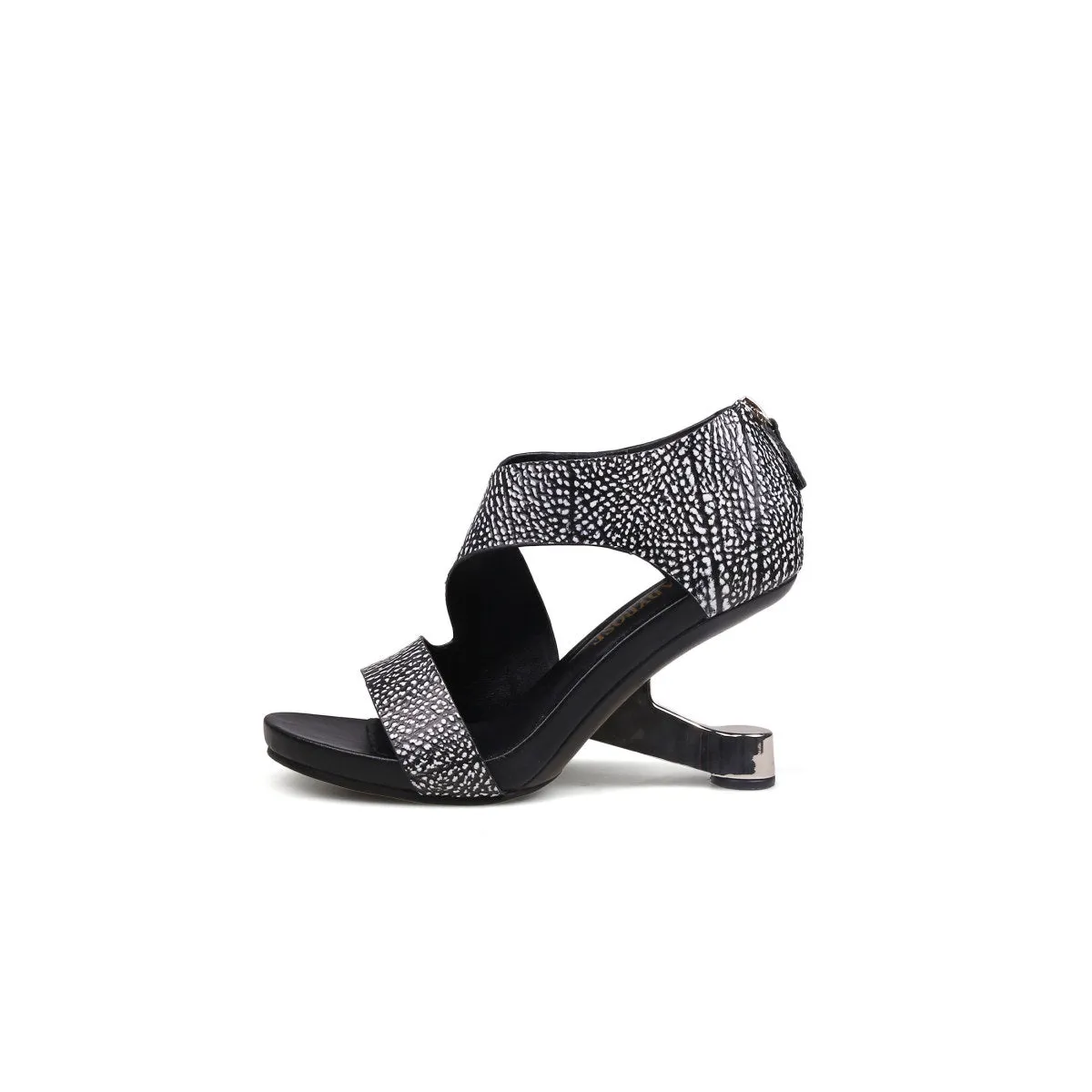 Elegant Textured Strap Wedges