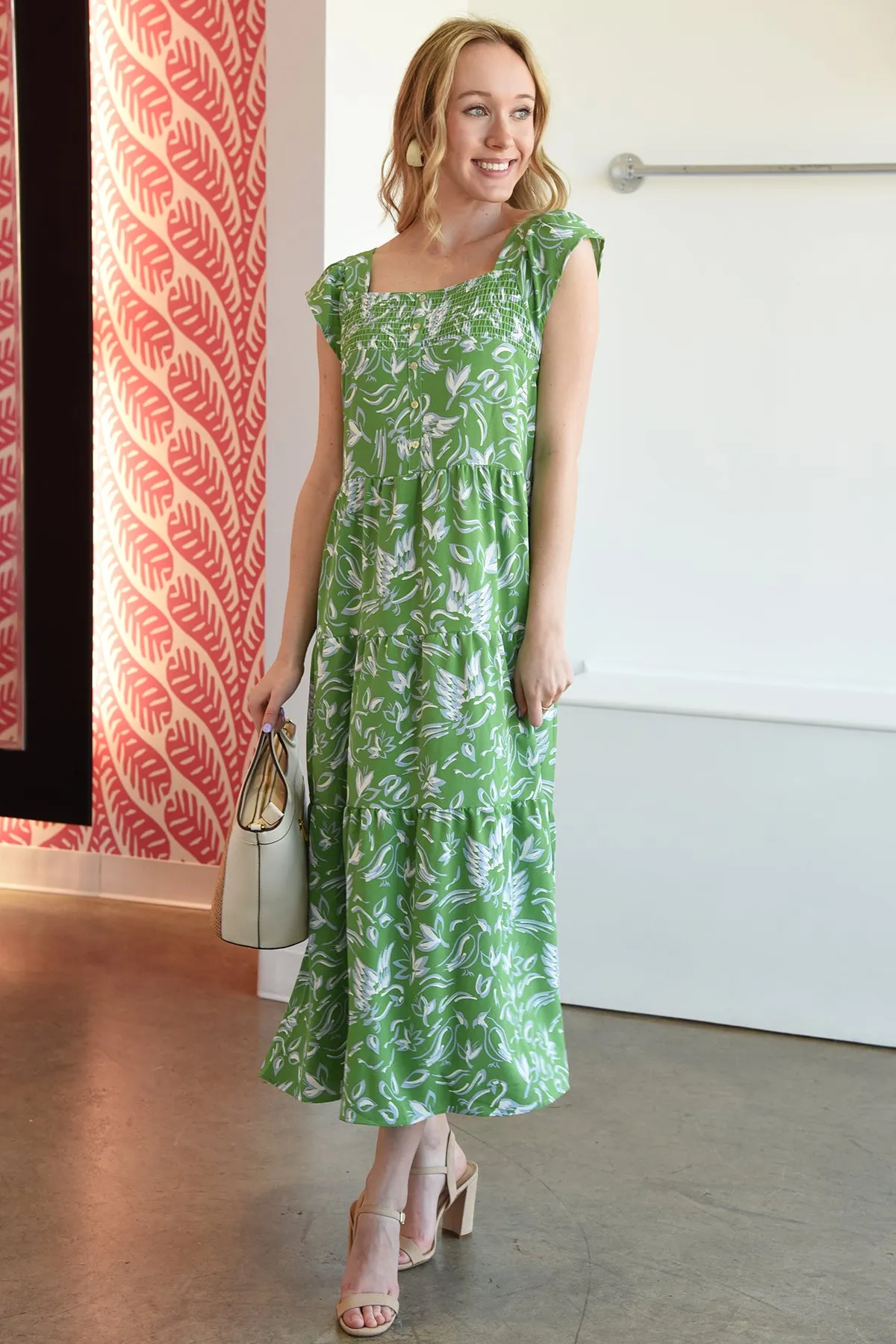 ELLIS DRESS-GREEN