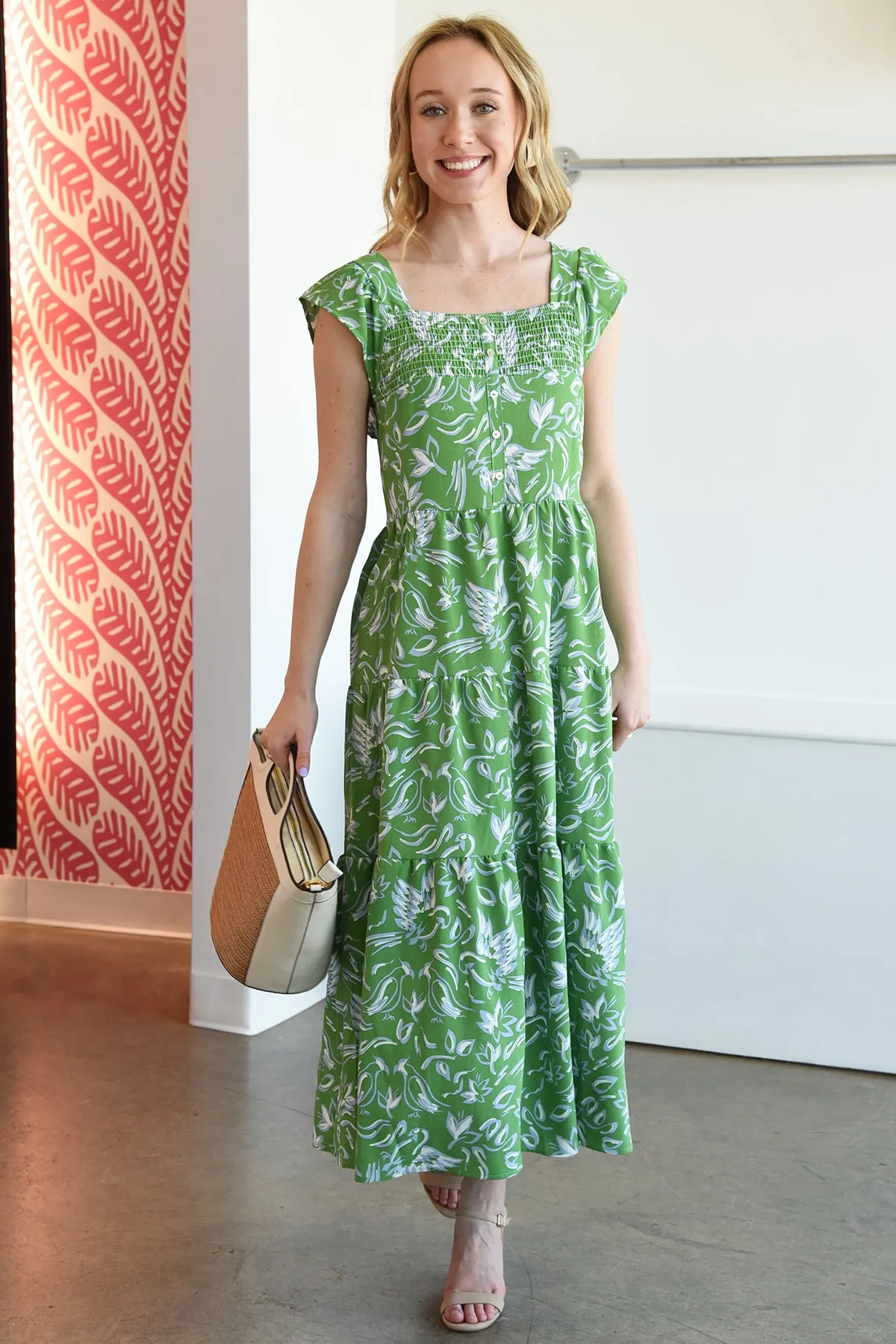 ELLIS DRESS-GREEN