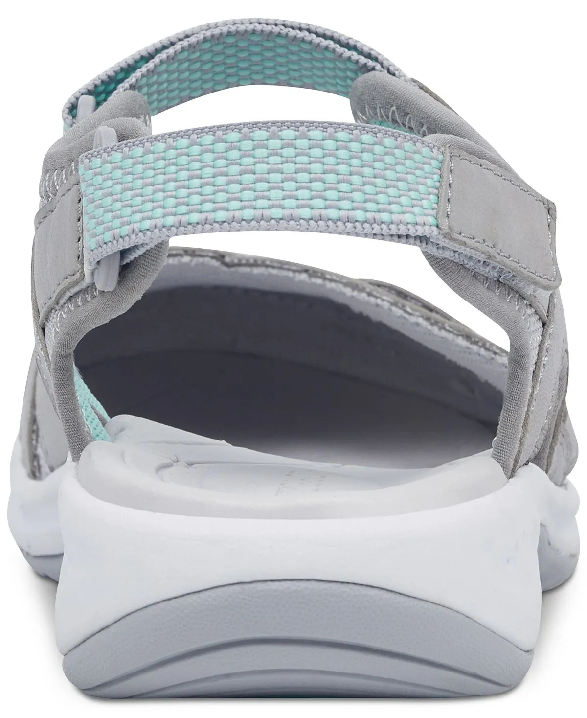 Esplash Women's Casual Closed Toe Easy Spirit Strap Back Sandals grey