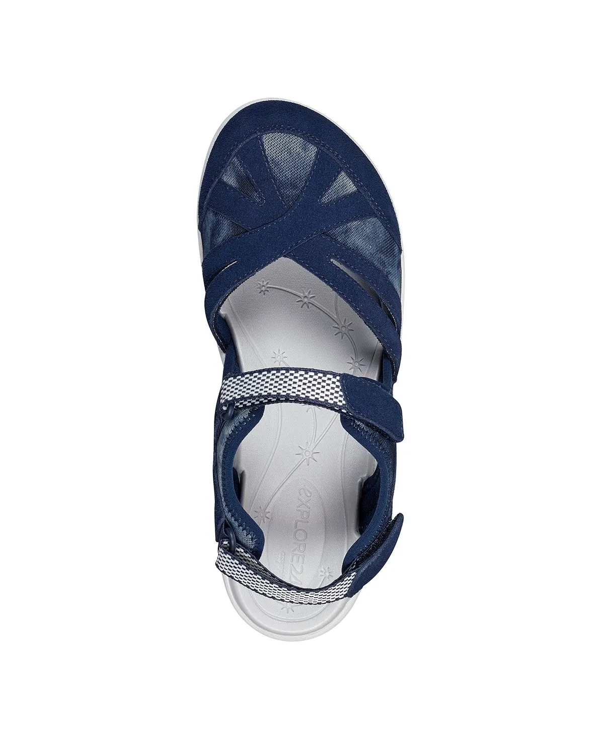 Esplash Women's Casual Closed Toe Easy Spirit Strap Back Sandals