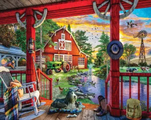 Farm Porch (1753pz) - 1000 Piece Jigsaw Puzzle