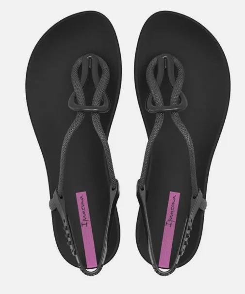 Ipanema Womens Trendy Black Black Lilac