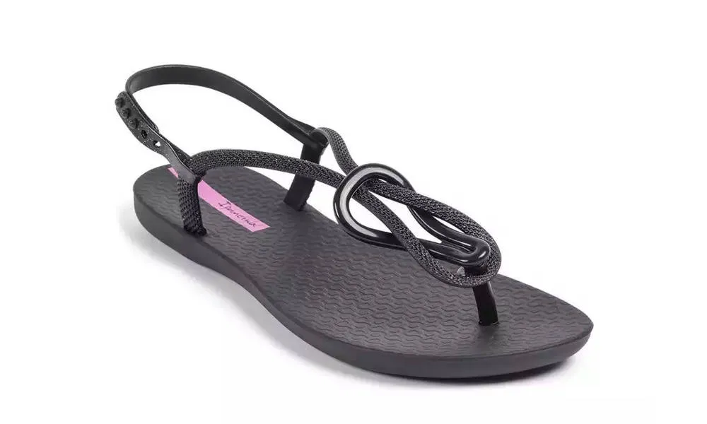 Ipanema Womens Trendy Black Black Lilac