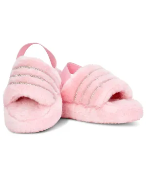 iScream Pink Rhinestone Slipper