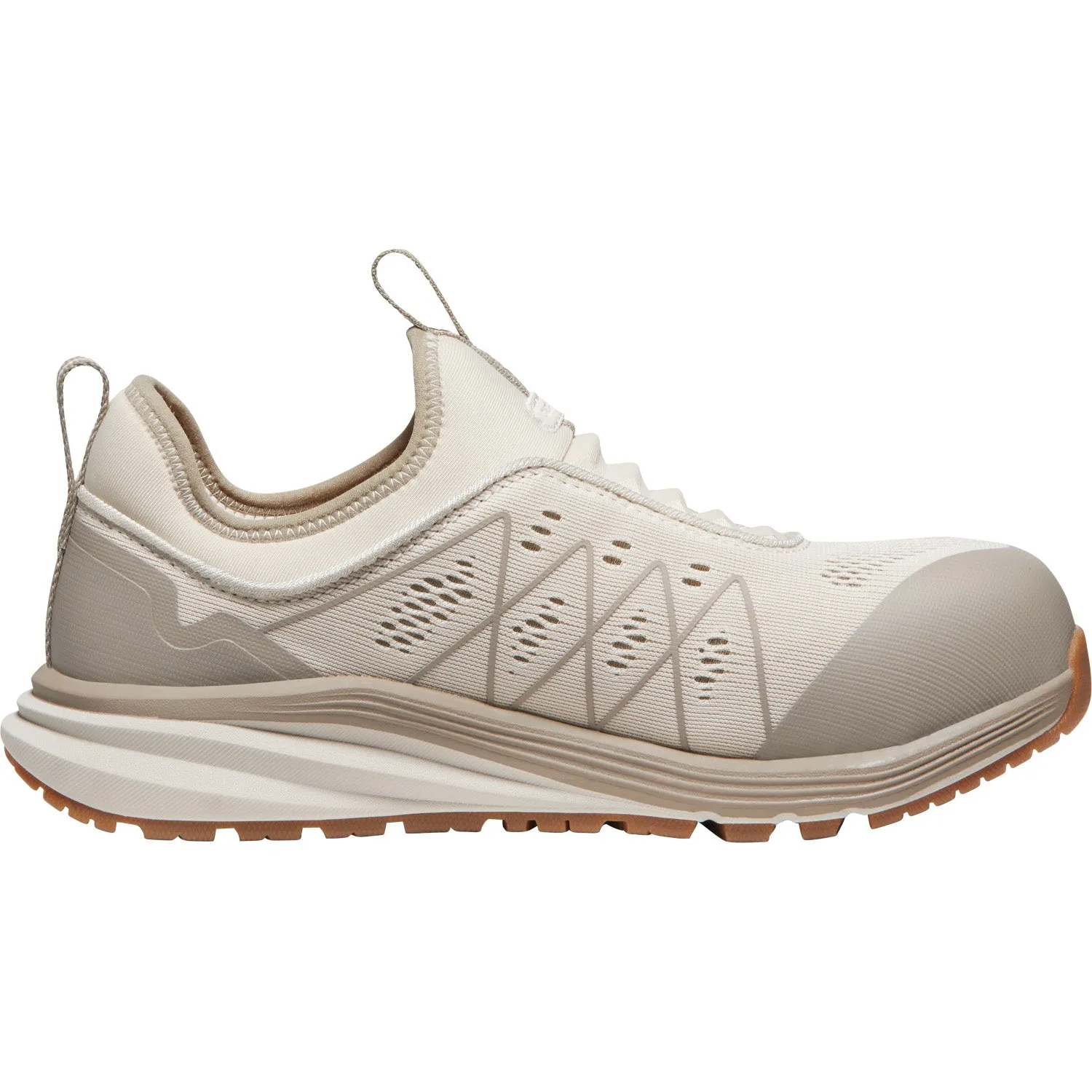 Keen Utility Womens Vista Energy Shift ESD CT Birch/Taupe Leather Work Shoes