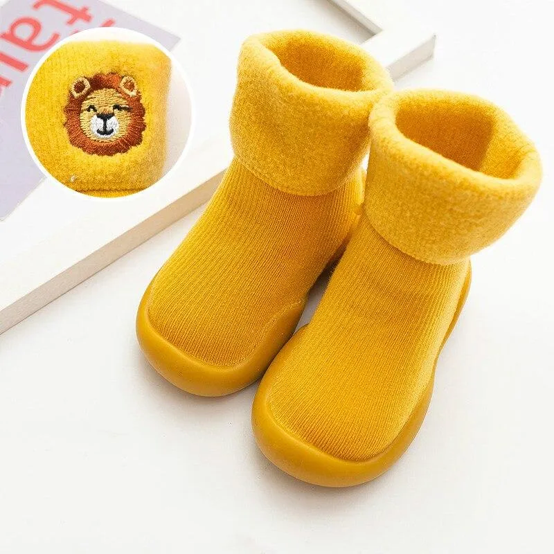 Kids Unisex Warm Brushed Thick Soft Soles Snow Shoes