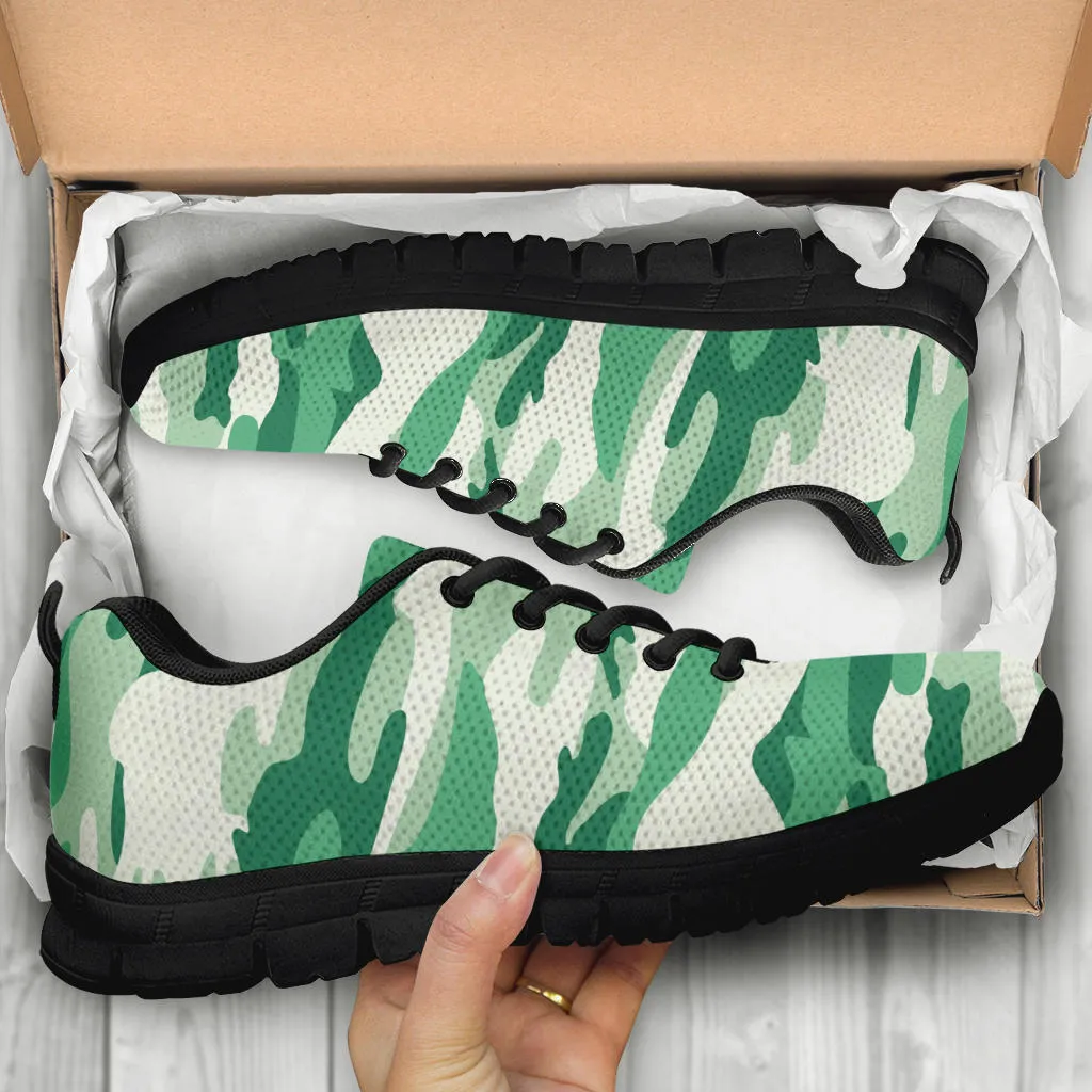 Knit Sneakers_Camo Green_Combo