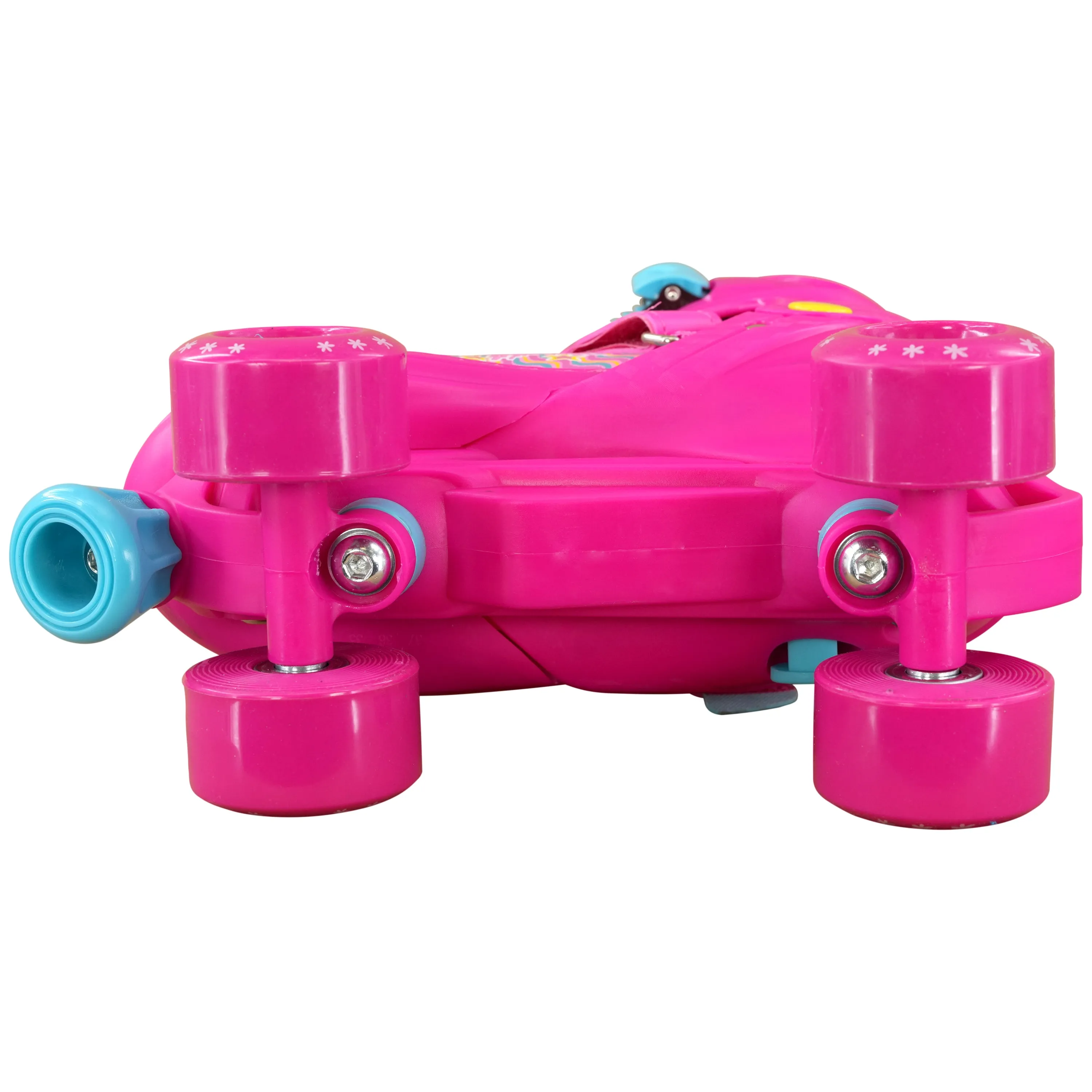 Large Pink Kids Roller Skates Boots