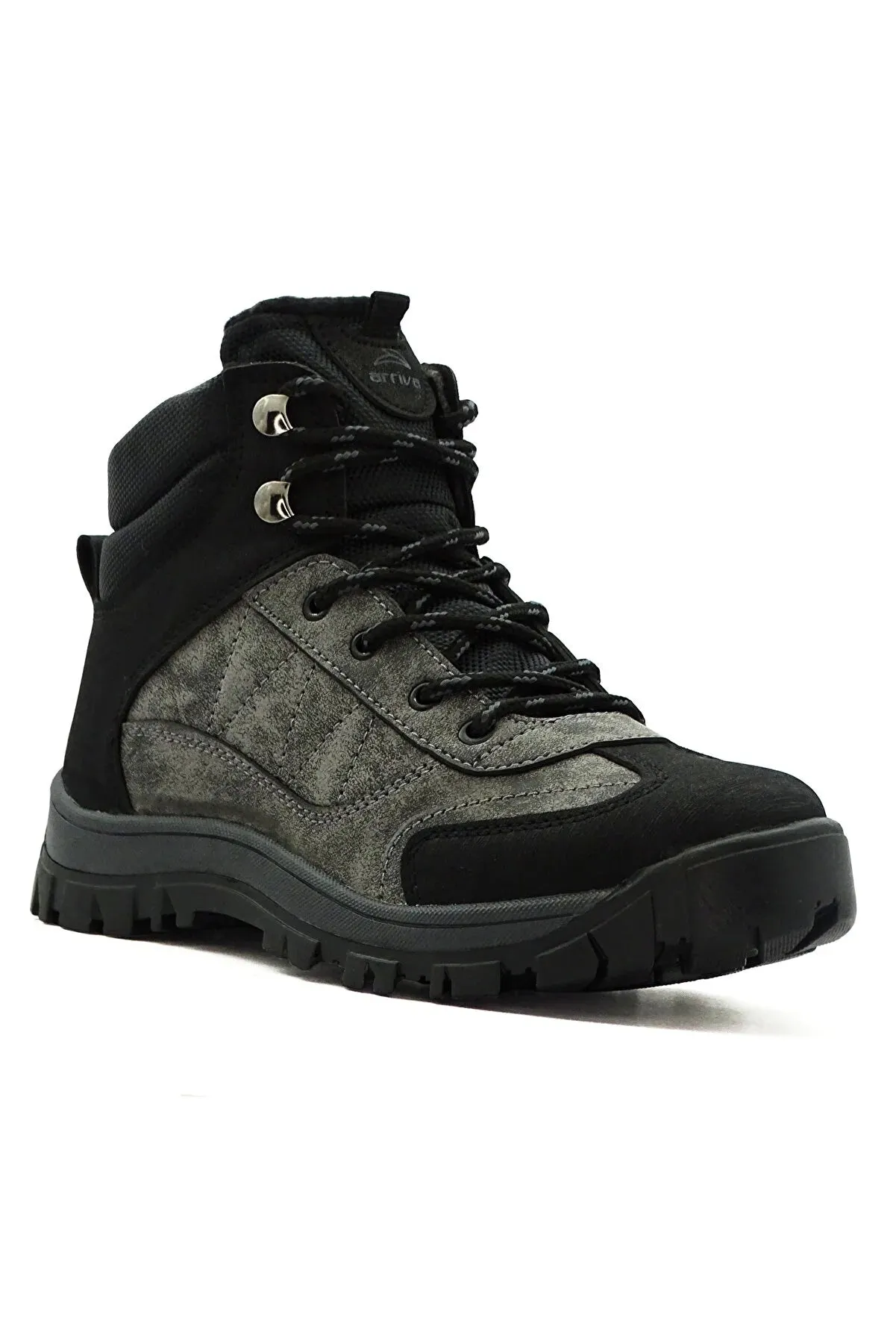 Letao Boy's Grey Cold Resistant Zippered Boots