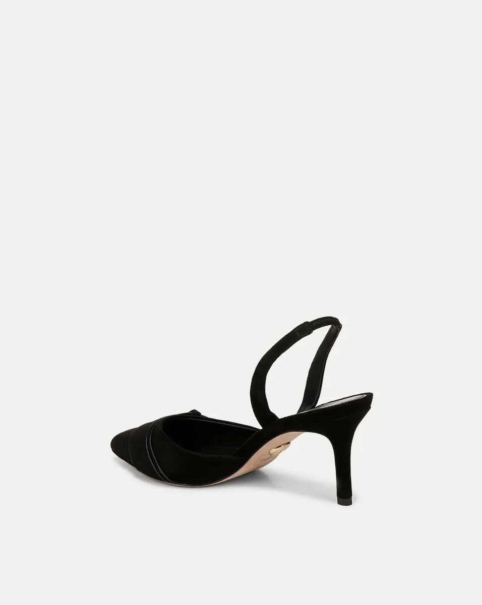 Lisbeth Suede Slingback Pump