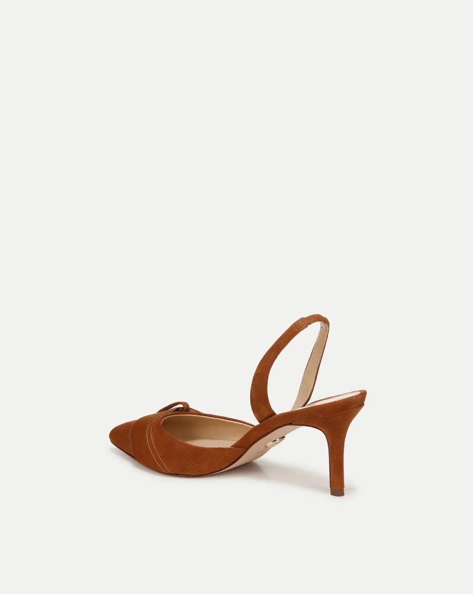 Lisbeth Suede Slingback Pump