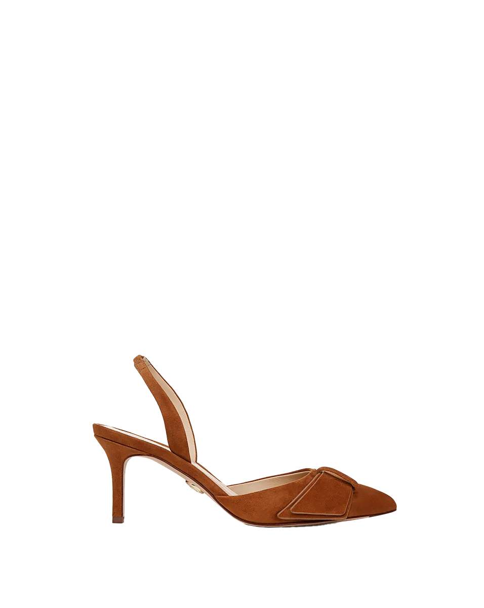 Lisbeth Suede Slingback Pump