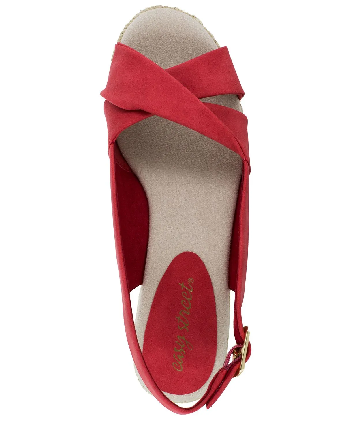 Maureen Slingback Espadrilles Easy Street, Red