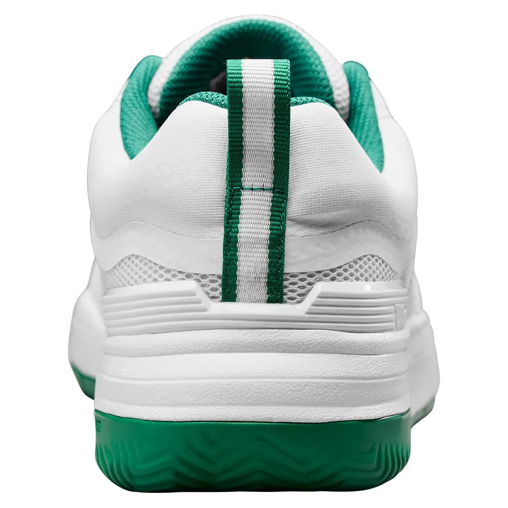 Men`s Pickle Pro Pickleball Shoes White and Bosphorus