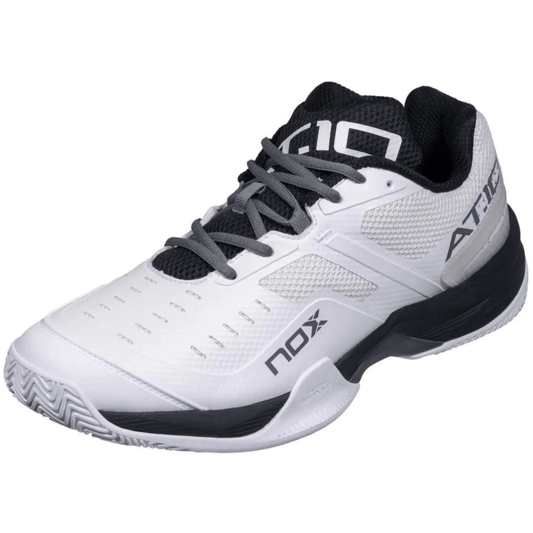 Nox AT10 White/Black Padel Shoes