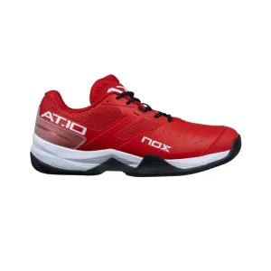 Nox Padel Shoes AT10 Fiery Red/Black