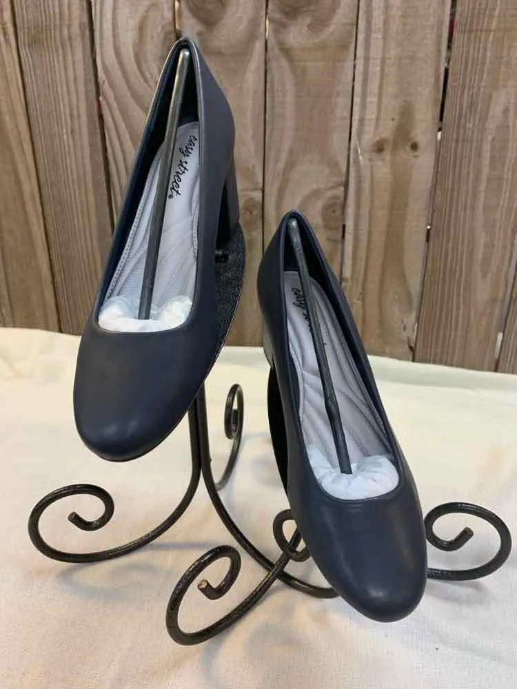 NWT EASY STREET SHOES 8 Charcoal PUMP Shoes