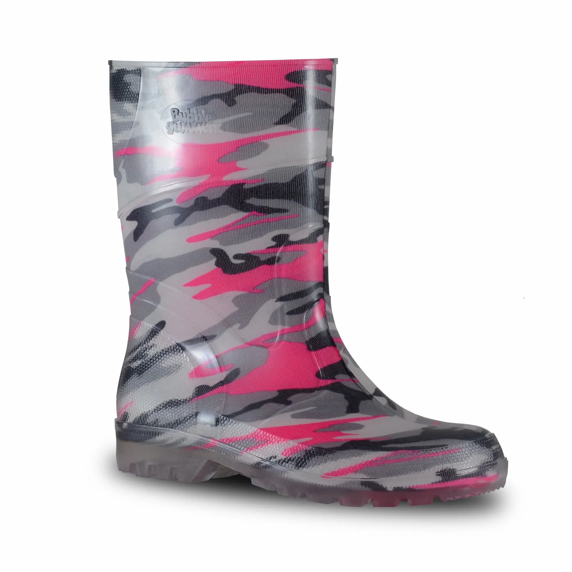 Pink Camo Bubblegummers Gumboots