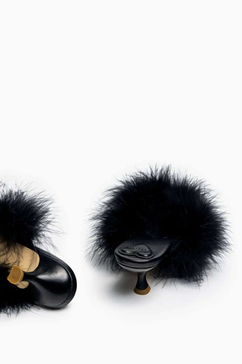 Pom Kitten Heel Mules