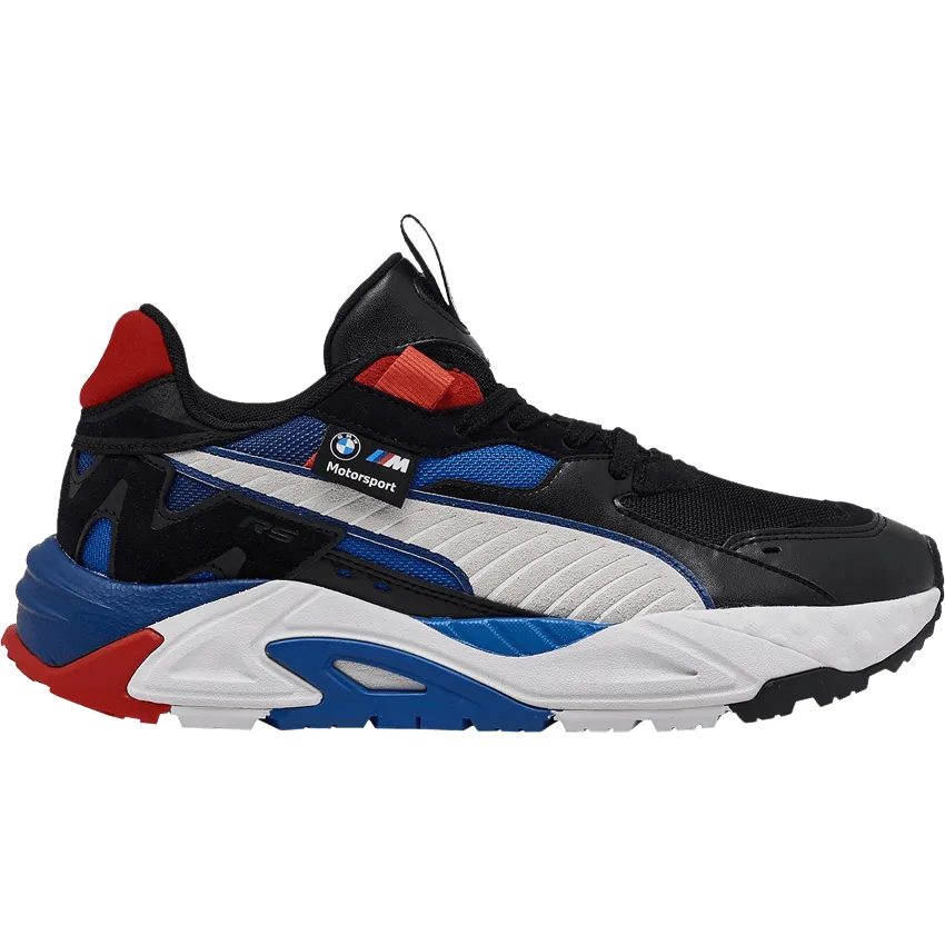 Puma Men's BMW Motorsport RS TRCK Shoes - Black / Cool Cobalt / Red