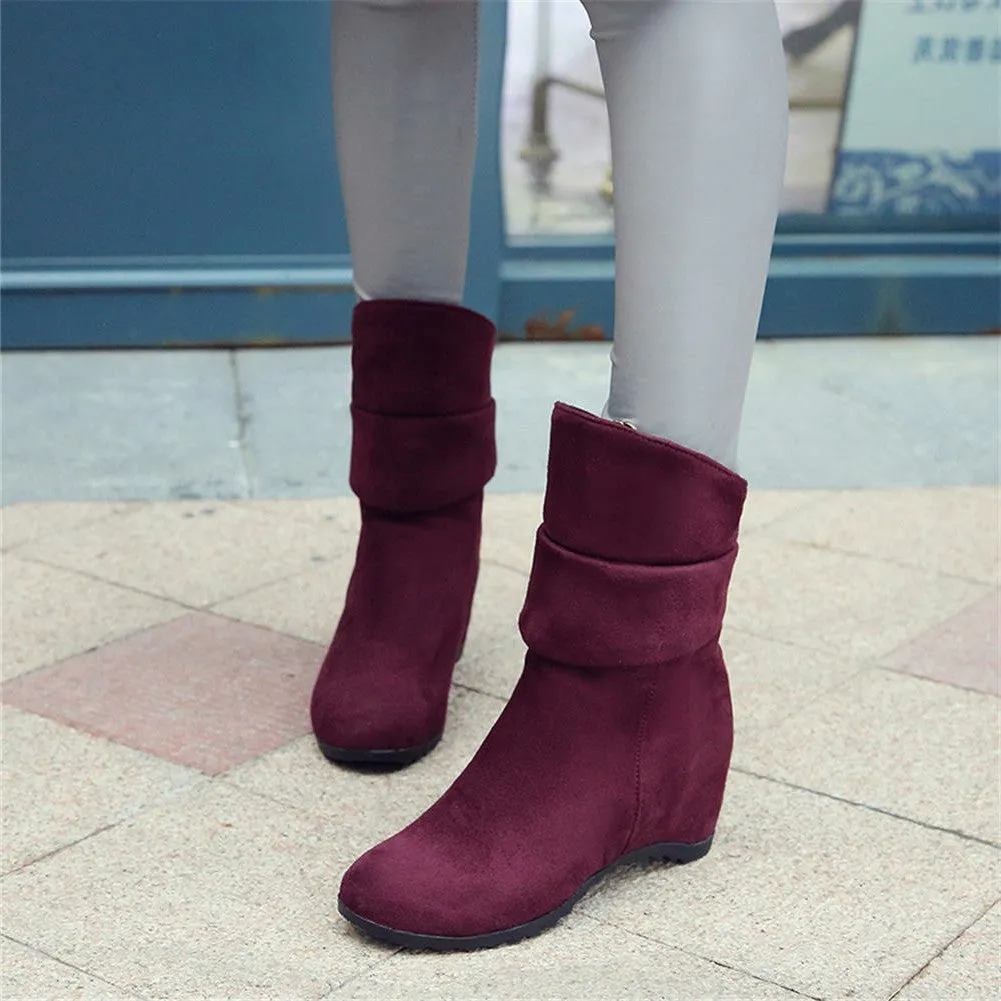 Slip on Fashion women's Boots Winter Boots