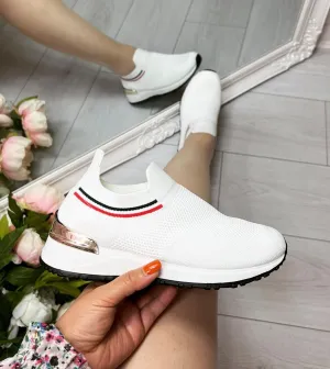 Sport White Sock Trainers