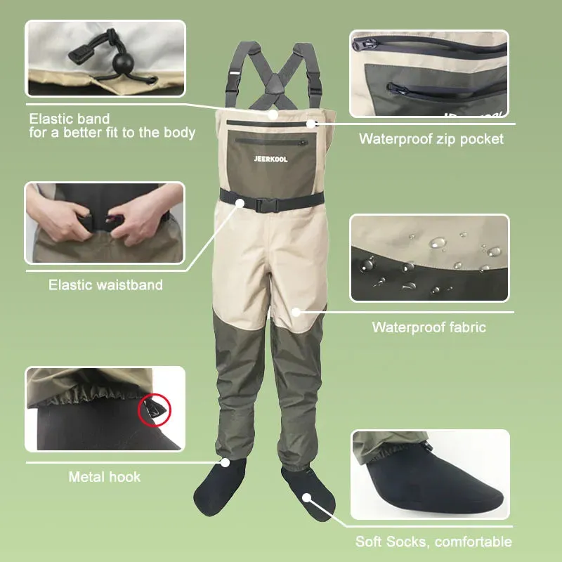 Waterproof Fishing Waders Men Women Hunting Fishing Suit Wading Pants