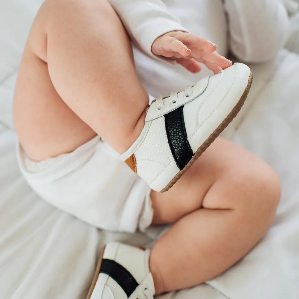 White and Black Love Bug Sneaker