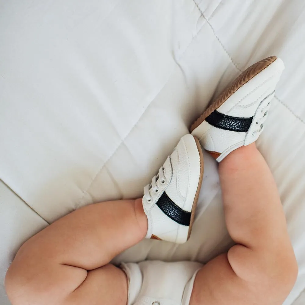 White and Black Love Bug Sneaker